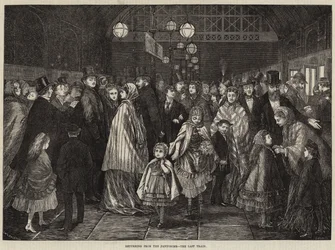 Returning from the Pantomime, the Last Train